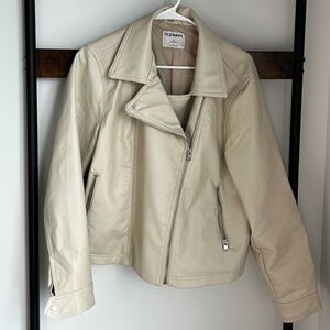 Faux Leather Moto Jacket